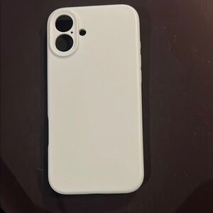 IPhone 16 plus Light Blue Silicone Phone Case